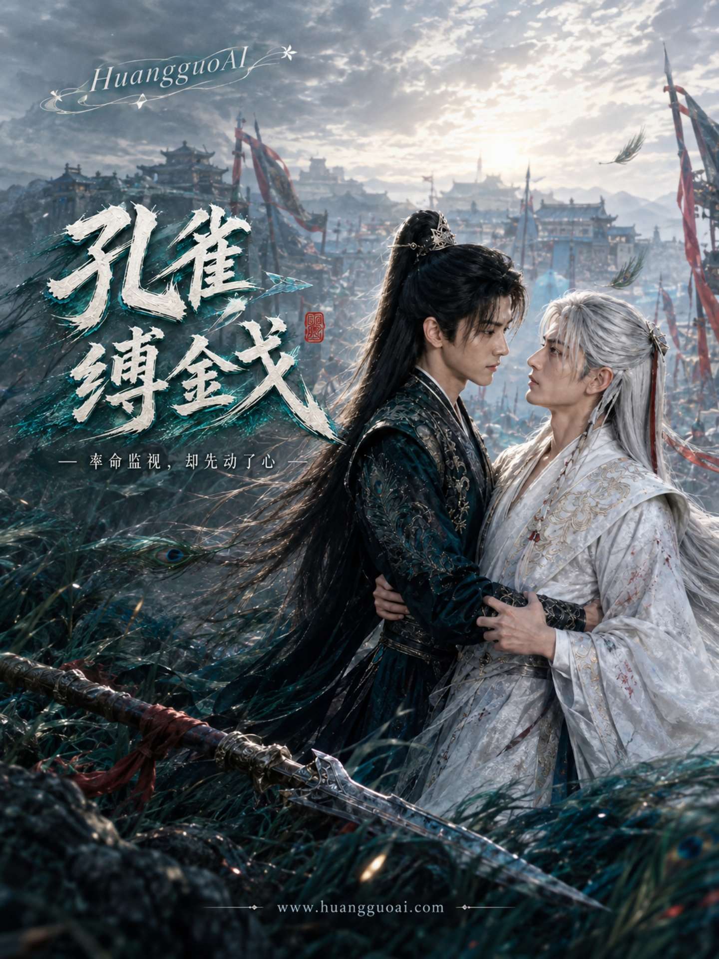 【AI成人漫剧】孔雀缚金戈