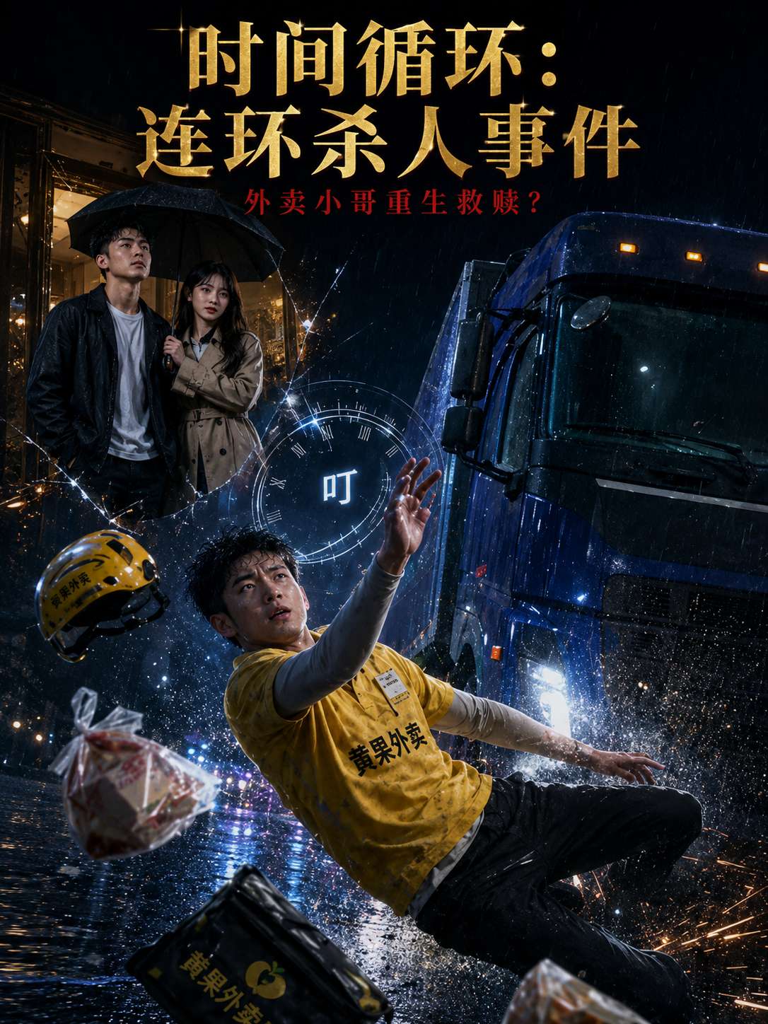 【AI成人短剧】时间循环：连环杀人事件