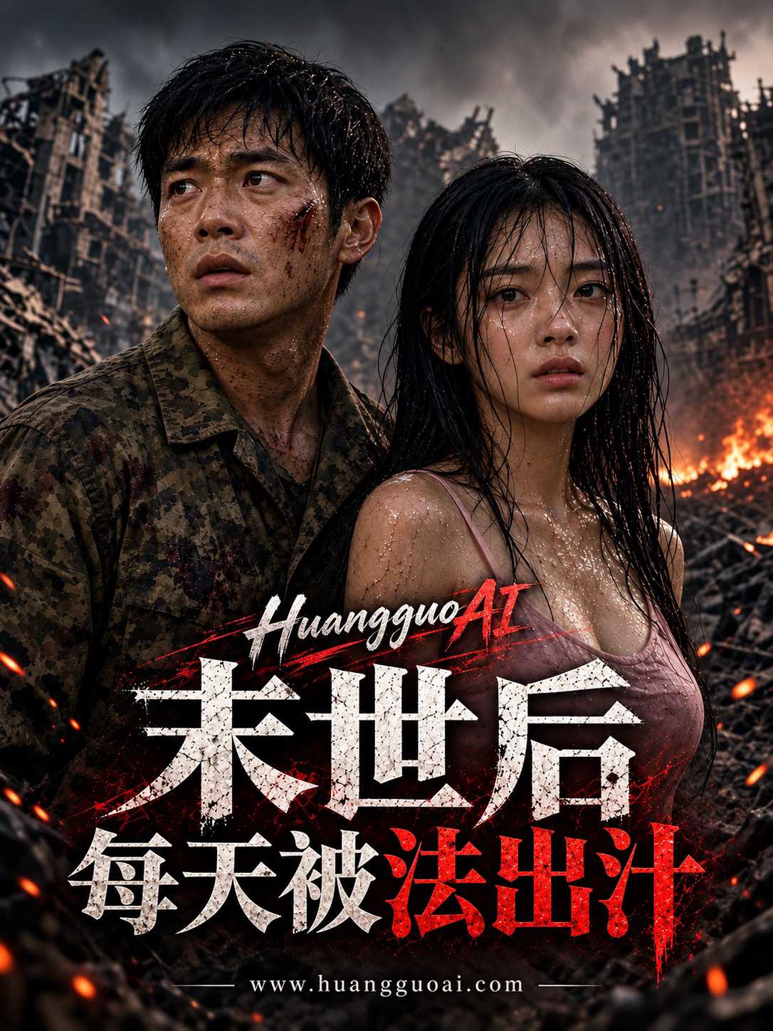 【AI成人短剧】末世后每天被法出汁