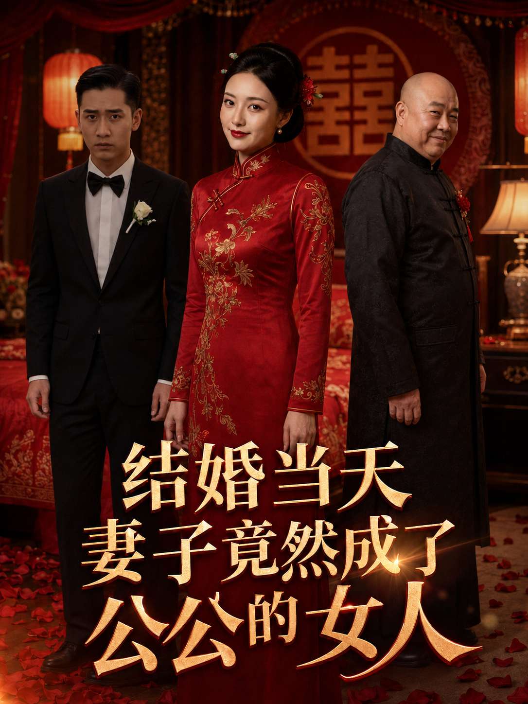 【AI成人短剧】结婚当天妻子竟然成了公公的女人
